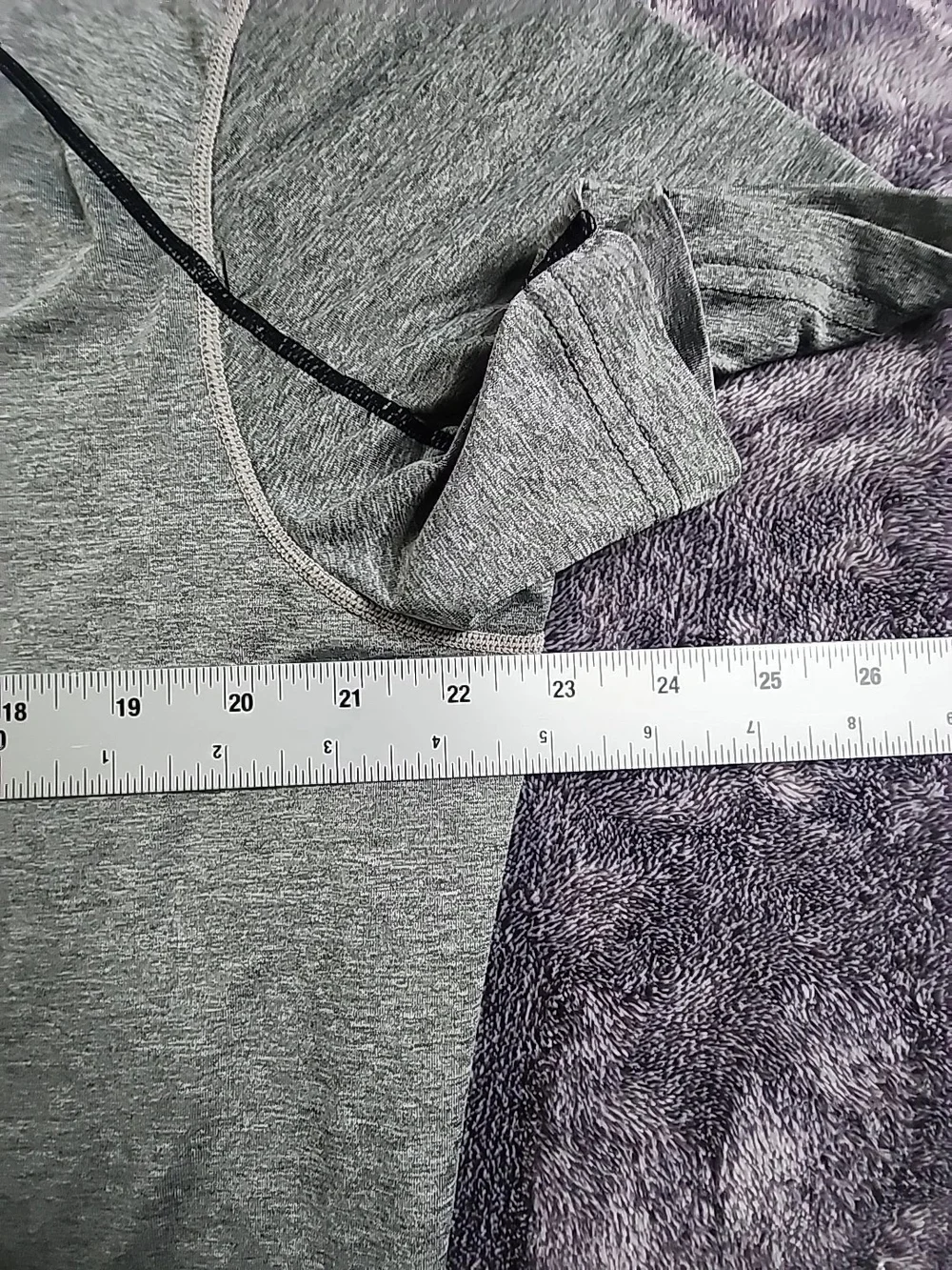 NIKE PRO Gray Athletic Fitted Short Sleeve Dri-Fit Shirt Men's XL